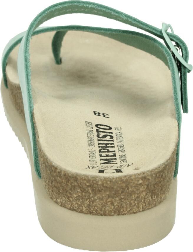 Mephisto HELEN SANDALBUCK Dames slippers Groen - Foto 4