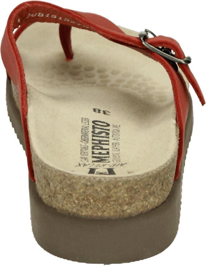 Mephisto HELEN SCRATCH Volwassenen Dames slippers Rood - Foto 4