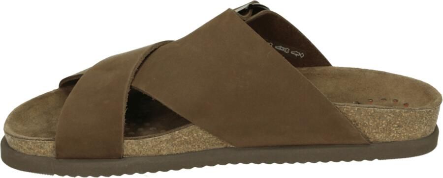 Mephisto NORDINE SCRATCH Heren slippers Bruin - Foto 2