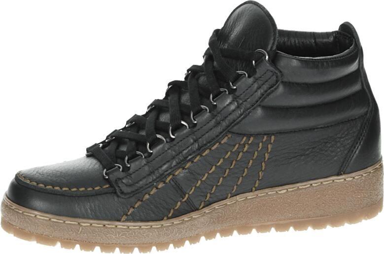 Mephisto RAINBOW MID OREGON Heren sneakersVrije tijd half-hoog Zwart - Foto 3