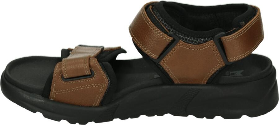 Mephisto Sandaal Tito Chestnut Heren Sandalen Bruin Zwart - Foto 8