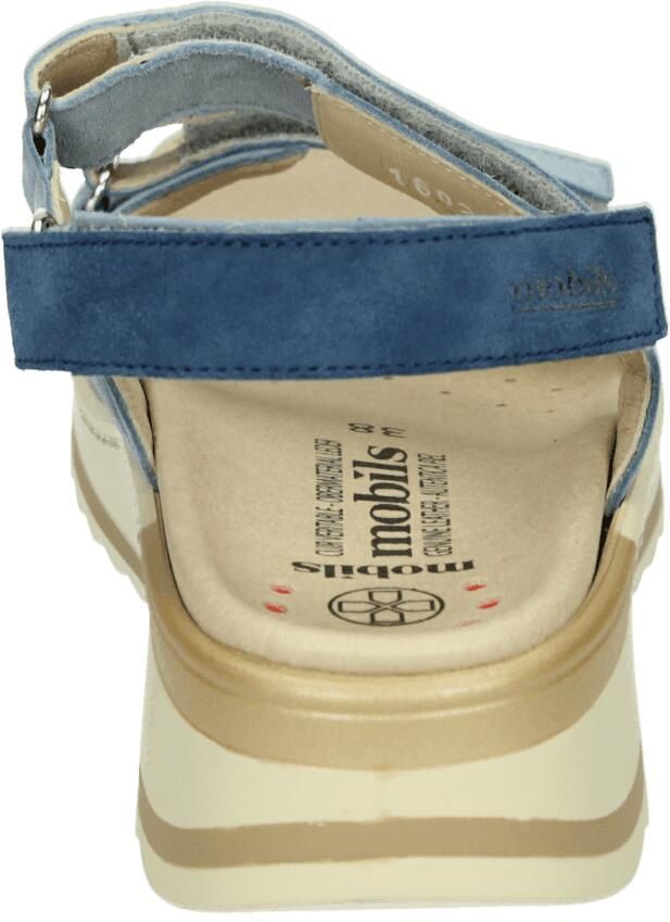 Mephisto mobils ELORA VELCALF Sandalen met hak Dames Sandalen Blauw - Foto 4