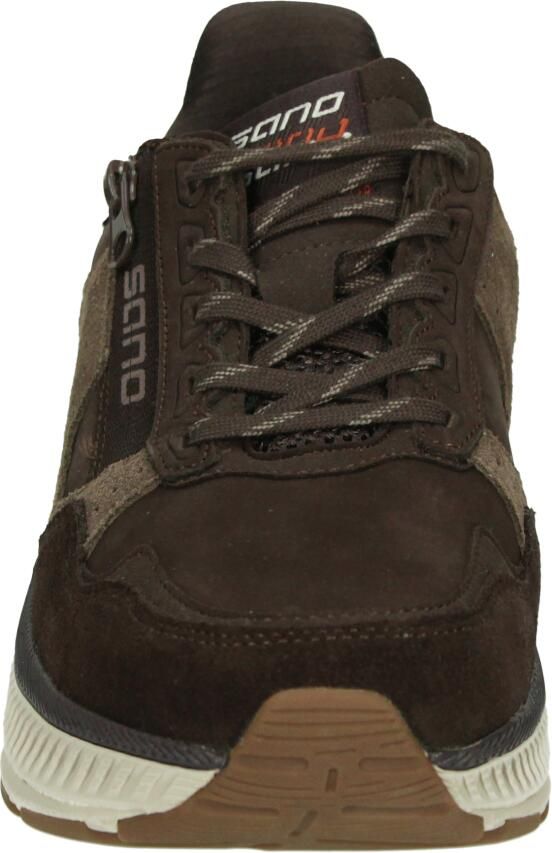 Mephisto sano STRIDE SUEDE Lage sneakersVrije tijdsschoenen Heren sneakers Bruin - Foto 3