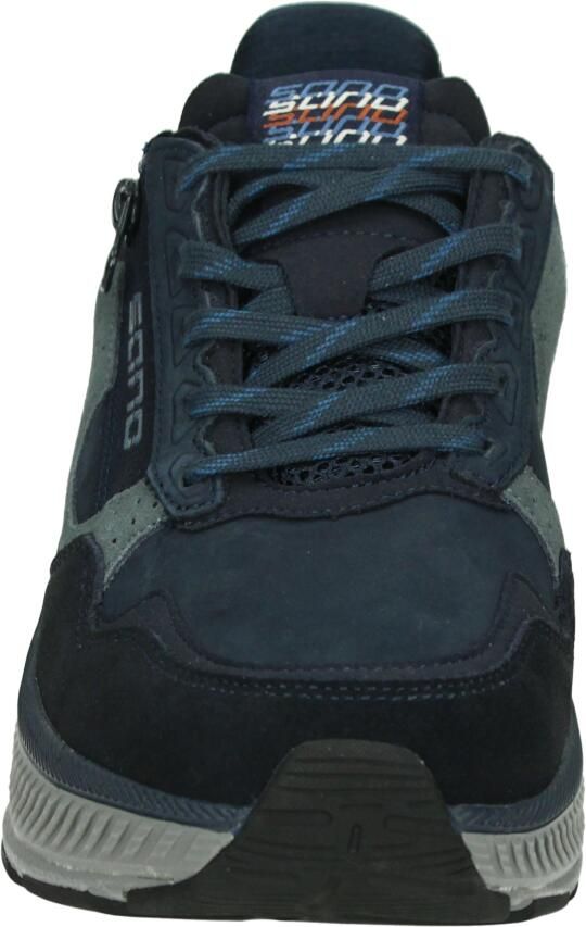 Mephisto sano STRIDE SUEDE Lage sneakersVrije tijdsschoenen Heren sneakers Blauw - Foto 3