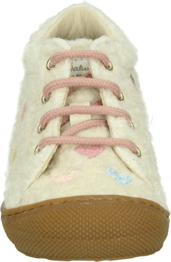 Naturino COCOON EMBR.LOVE Half-hoog Wit beige - Foto 2