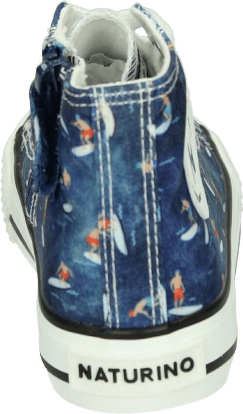 Naturino YLFAS Half-hoog sKindersneakers Blauw - Foto 4