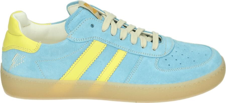 Ocra 126~~~~~~~~~~~~~~~~~~~~~~~~~~~ Lage sneakers Dames sneakers Blauw