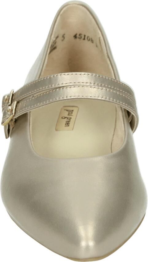 Paul Green Gouden Ballerina Schoenen met Rubberen Zool - Foto 2