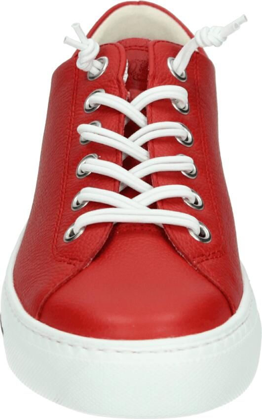 Paul Green 4081~~~~~~~~~~~~~~~~~~~~~~~~~~ Lage sneakers Dames sneakers Rood - Foto 2