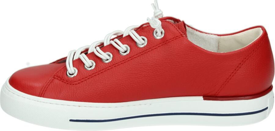 Paul Green 4081~~~~~~~~~~~~~~~~~~~~~~~~~~ Lage sneakers Dames sneakers Rood - Foto 4