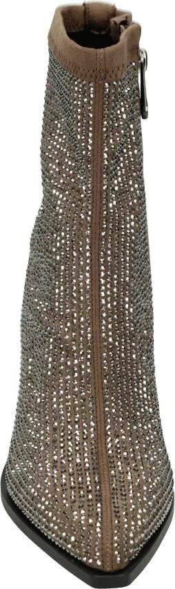 Pedro Miralles Taupe Suède Enkellaarzen met Zilveren Studs Beige Dames - Foto 3