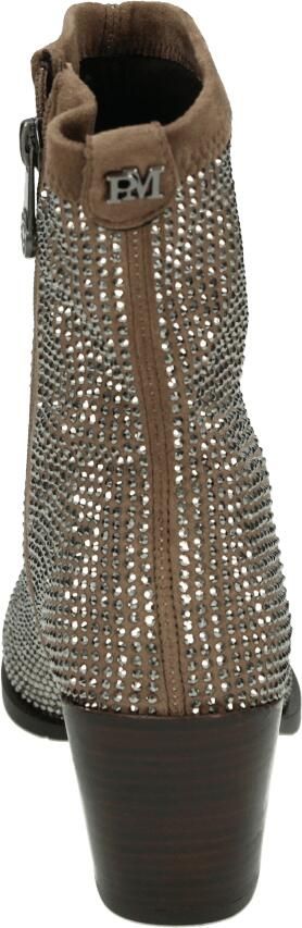 Pedro Miralles Taupe Suède Enkellaarzen met Zilveren Studs Beige Dames - Foto 4
