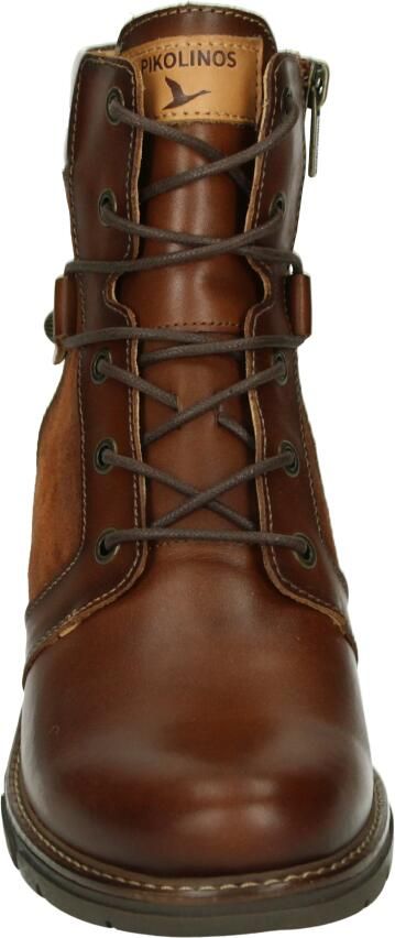 Pikolinos SAN SEBASTIA W1T-8979 Hoge sneakers Veterboots Dames veterschoenen Dames sneakersHalf-hoge schoenen Cognac - Foto 4