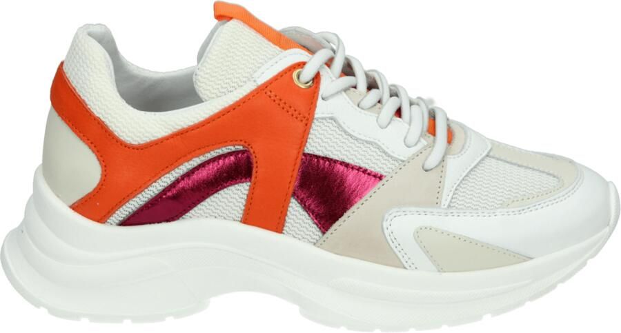 Red Rag 71560~~~~~~~~~~~~~~~~~~~~~~~~~ Lage sneakers Dames sneakers Wit beige