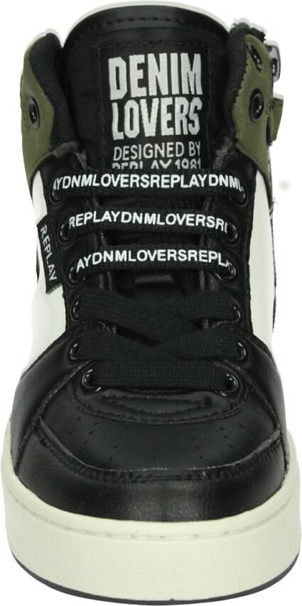 Replay Cobra 6 sneakers zwart groen Mesh Logo 30 - Foto 2