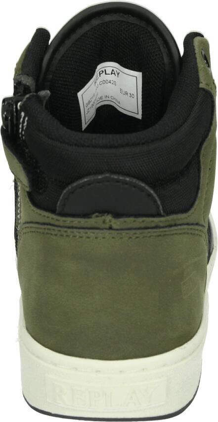 Replay Cobra 6 sneakers zwart groen Mesh Logo 30 - Foto 3