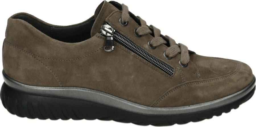 Semler L5135~~~~~~~~~~~~~~~~~~~~~~~~~ Dames veterschoenen Taupe