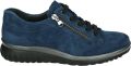 Semler Blauwe Suède Sportieve Lage Schoenen - Blauw