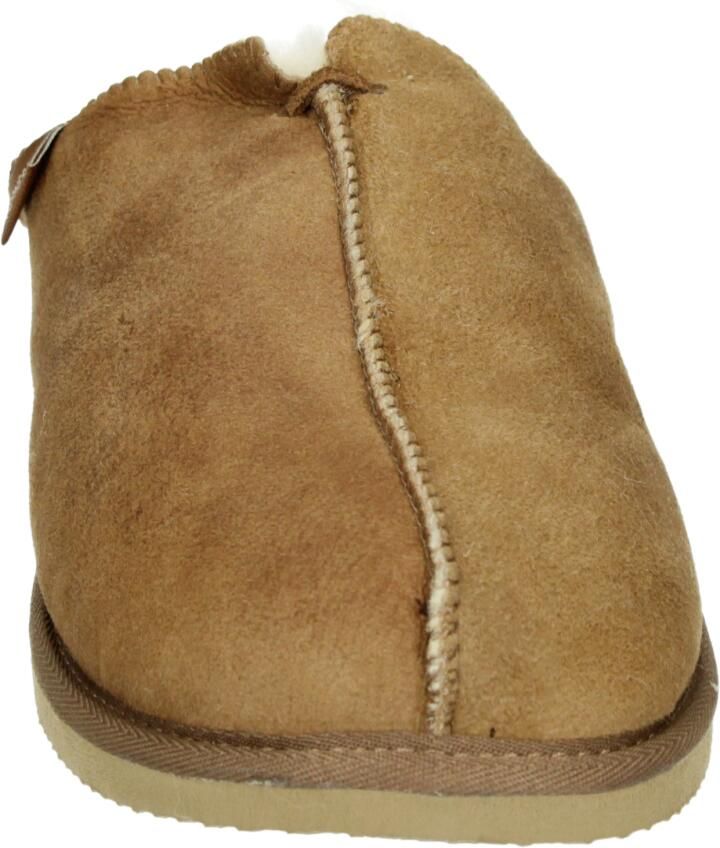 SHEPHERD OF SWEDEN Shepherd HUGO 1201052 Dames pantoffels Heren pantoffels Cognac - Foto 3