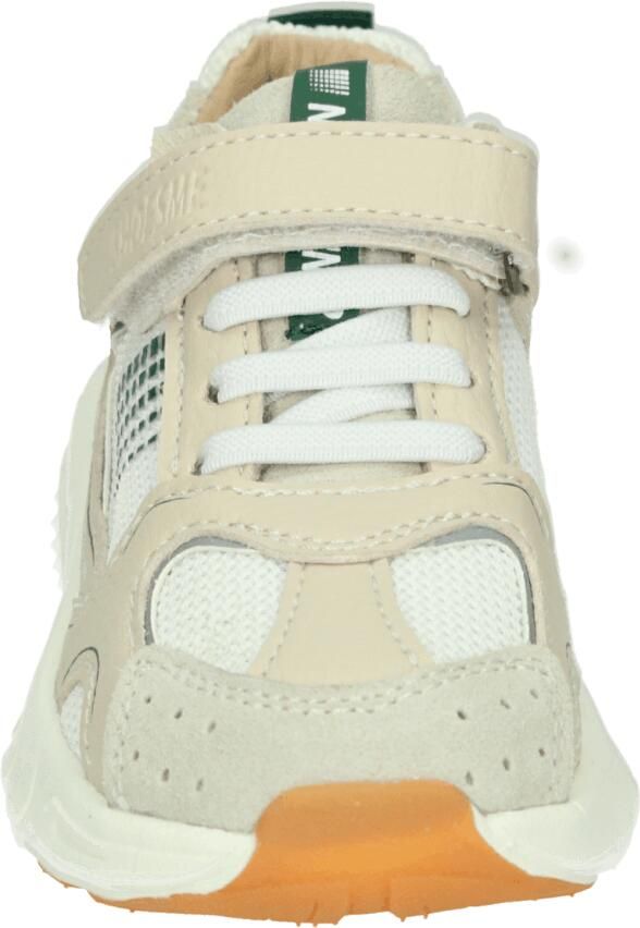 Shoesme Beige Sneakertje Sneakers Kinderen Beige Green Microfiber leer - Foto 3