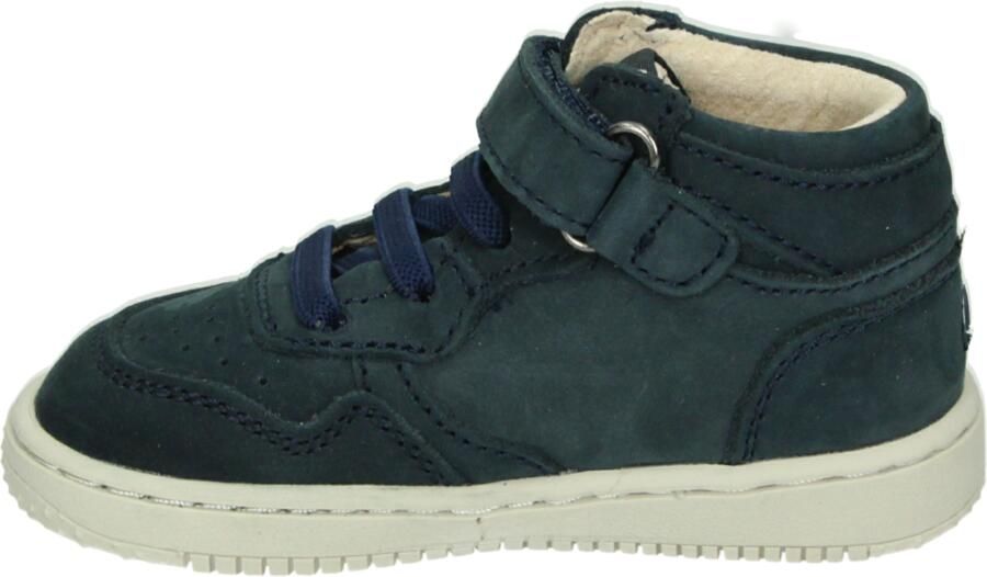 Shoesme Donkerblauw Basket Sneakertje Sneakers Kinderen Jongens Dark Blue Nubuck