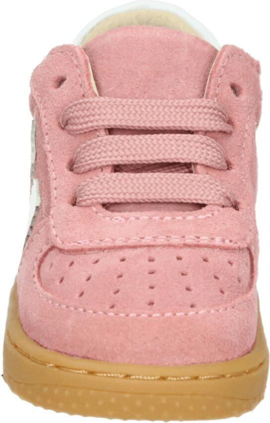Shoesme Roze Suède Sneakertje Sneakers Kinderen Meisjes Pink Leer - Foto 10