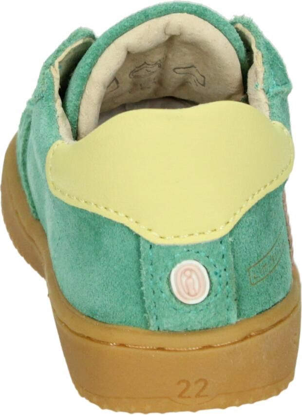Shoesme Groen Sneakertje Sneakers Kinderen Green Pink Suède - Foto 8