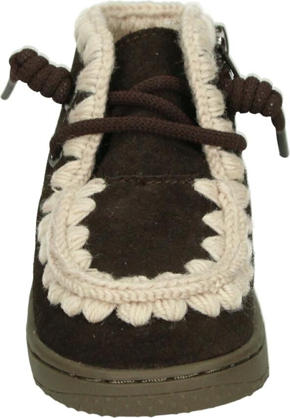 Shoesme suède sneakers donkerbruin Sneaker van - Foto 11