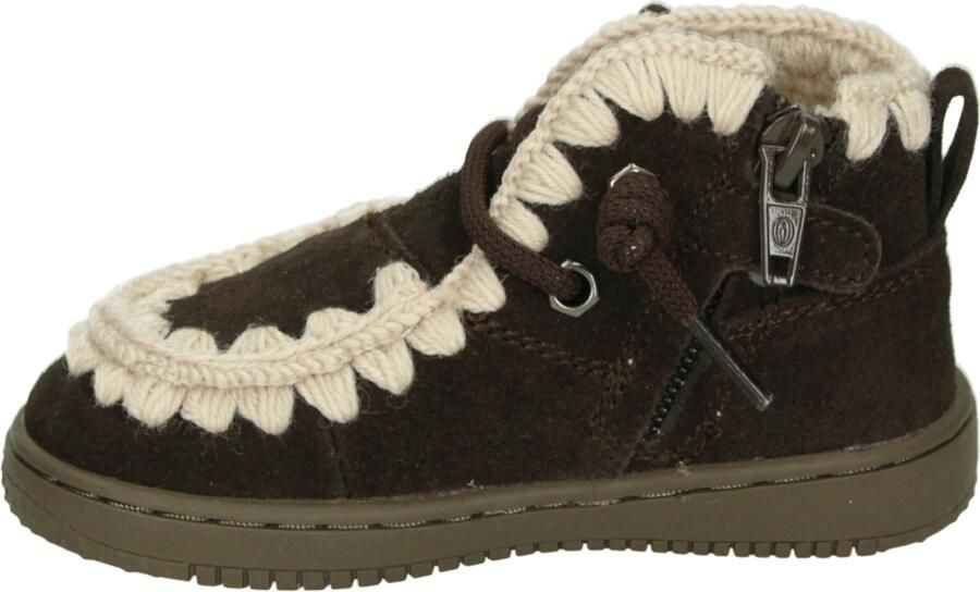 Shoesme suède sneakers donkerbruin Sneaker van - Foto 12
