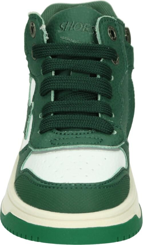 Shoesme Groene Sneaker Sneakers Kinderen Green White Suède - Foto 3