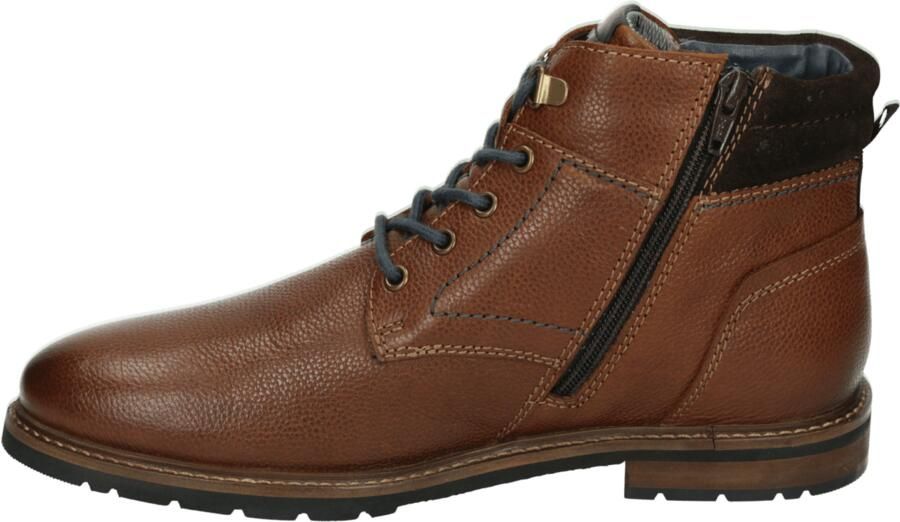 Sioux ROSTOLO-701-TEX Vrije tijd half-hoog Heren veterschoen Heren sneakers Cognac - Foto 6