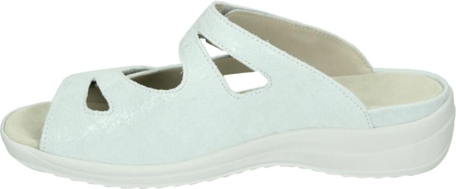 Strober HANNA~74003H~~~~~~~~~~~~~~~~~~ Dames slippers Wit beige - Foto 4