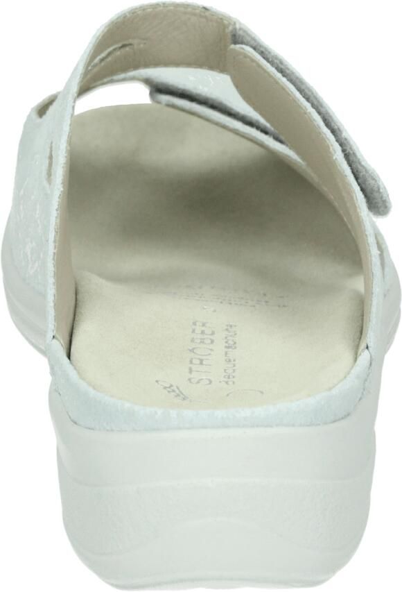 Strober HANNA~74003H~~~~~~~~~~~~~~~~~~ Dames slippers Wit beige - Foto 3