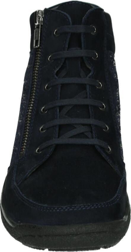 Strober SENTA~73017H1~~~~~~~~~~~~~~~~~ Hoge sneakers Veterlaarzen Dames veterschoenen Dames sneakersHalf-hoge schoenen Blauw - Foto 2