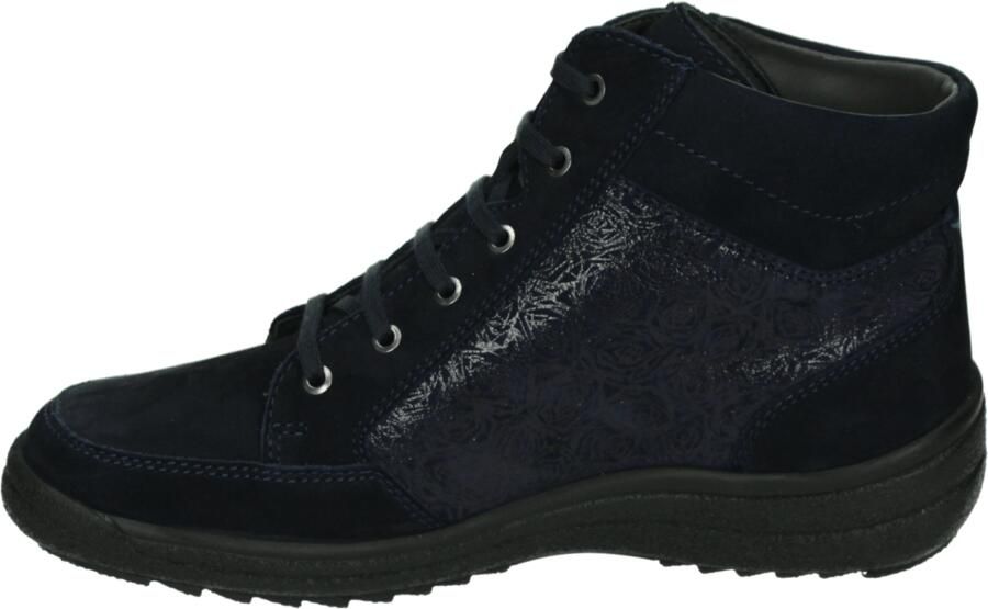 Strober SENTA~73017H1~~~~~~~~~~~~~~~~~ Hoge sneakers Veterlaarzen Dames veterschoenen Dames sneakersHalf-hoge schoenen Blauw - Foto 4