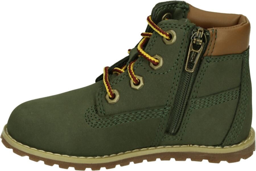Timberland Pokey Pine 6in Boot Kids Veterboots Laarzen Met Veters Groen - Foto 7