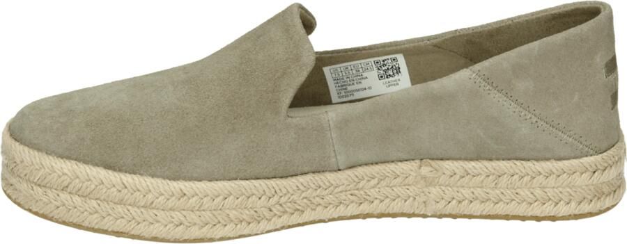 TOMS Espadrilles Dames Carolina 5 Suède Beige - Foto 2