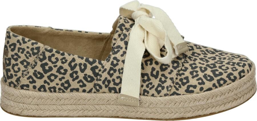 TOMS Carolina Lace-Up espadrille beige Textiel Dames - Foto 5