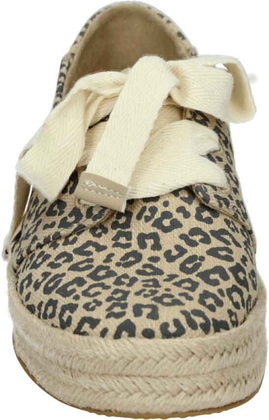 TOMS Carolina Lace-Up espadrille beige Textiel Dames - Foto 6