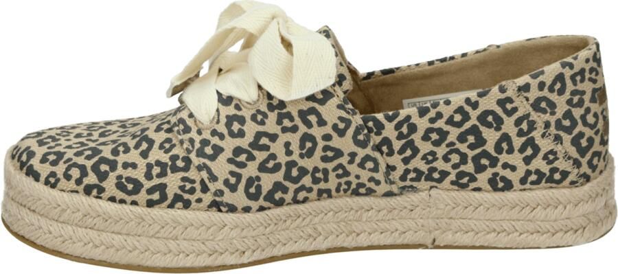 TOMS Carolina Lace-Up espadrille beige Textiel Dames - Foto 8
