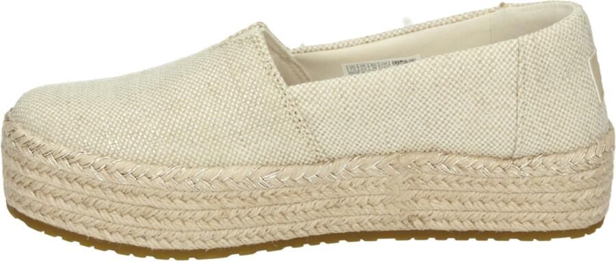 TOMS Valencia espadrilles gold Canvas Dames - Foto 7