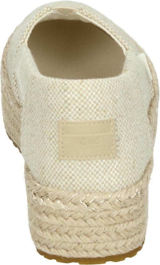 TOMS Valencia espadrilles gold Canvas Dames - Foto 6