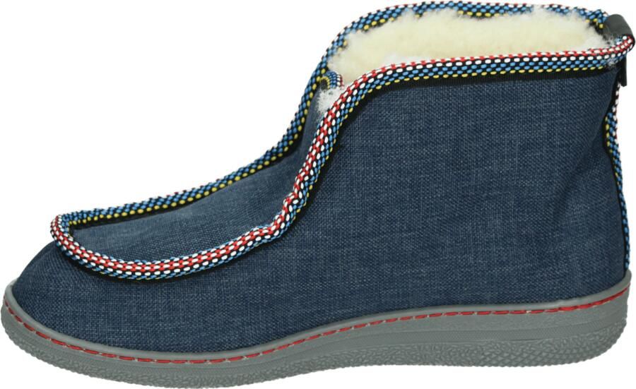 Topaz of Norway 12~CABIN~~~~~~~~~~~~~~~~~~~~~~ Dames pantoffels Heren pantoffels Blauw