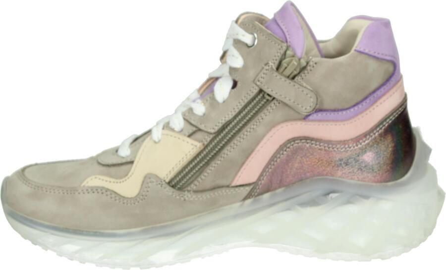 Twins 322661~~~~~~~~~~~~~~~~~~~~~~~~ sHalf-hoogKindersneakers Wit beige - Foto 4