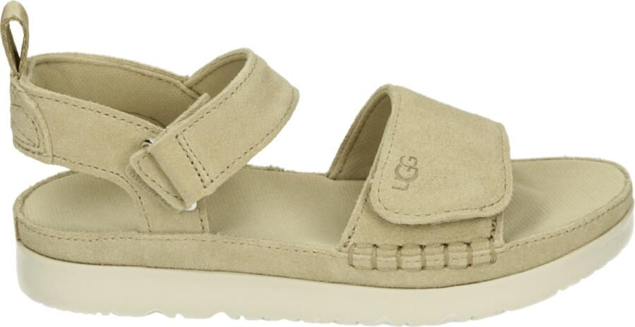 UGG Sandalen met Hak W Goldenstar Suède Beige - Foto 4