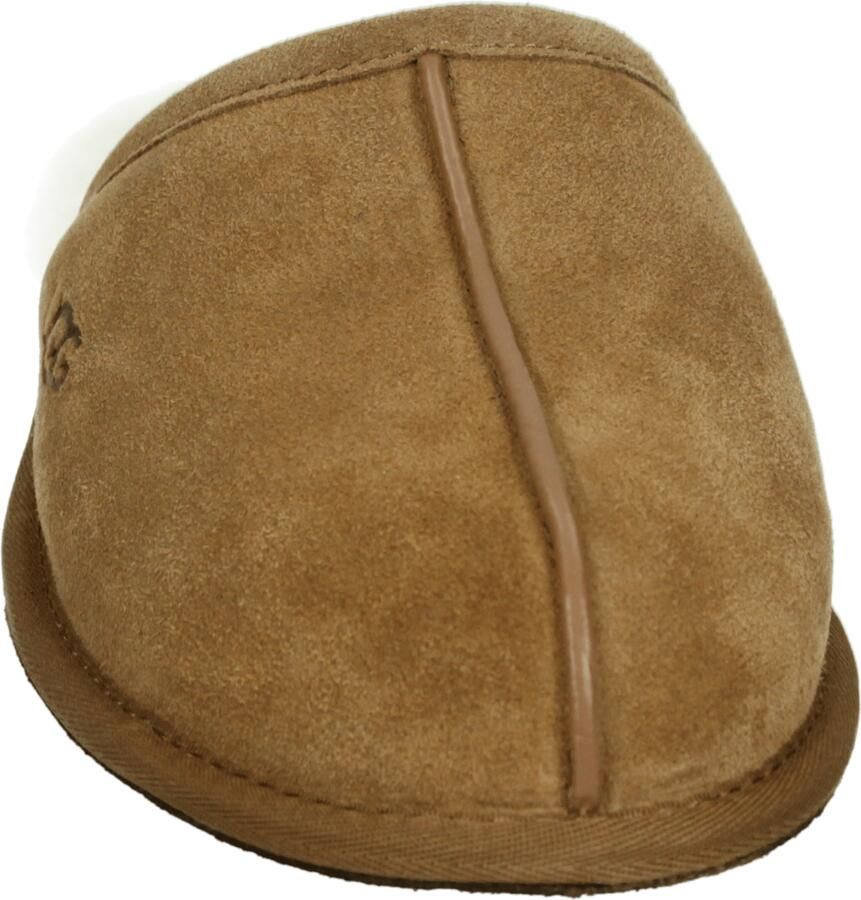 UGG Pantoffels Heren Sloffen Instappers Wol Harde zool Open hiel 1101111 Cognac - Foto 5