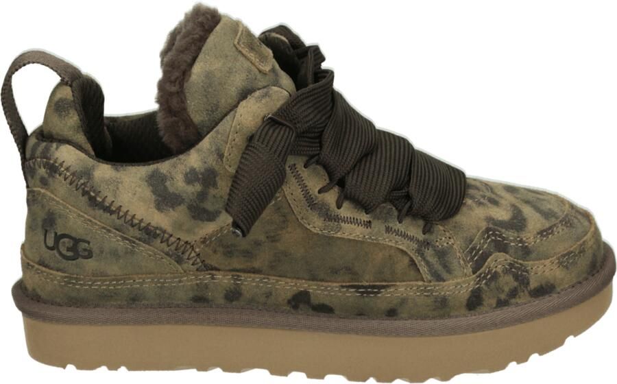 Ugg Lowmel Spotted-sneaker in Brown Polyester Wol Canvas - Foto 2
