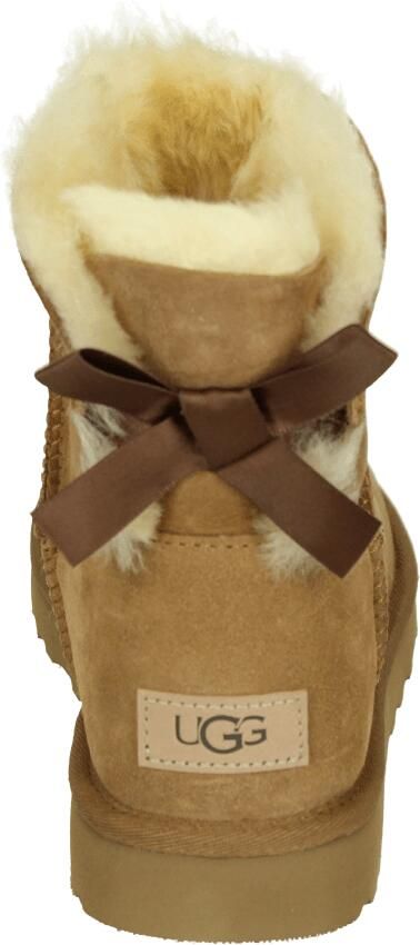 Ugg Dameslaarzen van omgekeerd schapenleer en suède voor herfst winter Beige Dames - Foto 3