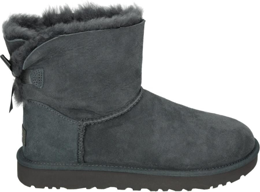 Ugg Mini Bailey Bow II Classic Mini Laarzen voor Dames in Grey