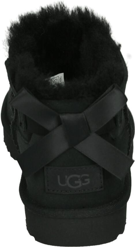 Ugg Ultra Mini Bailey Bow-laars in Black Wol - Foto 4